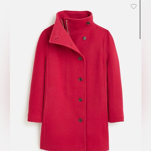 Elegant Cream Wool Coat - Picture 3 of 4